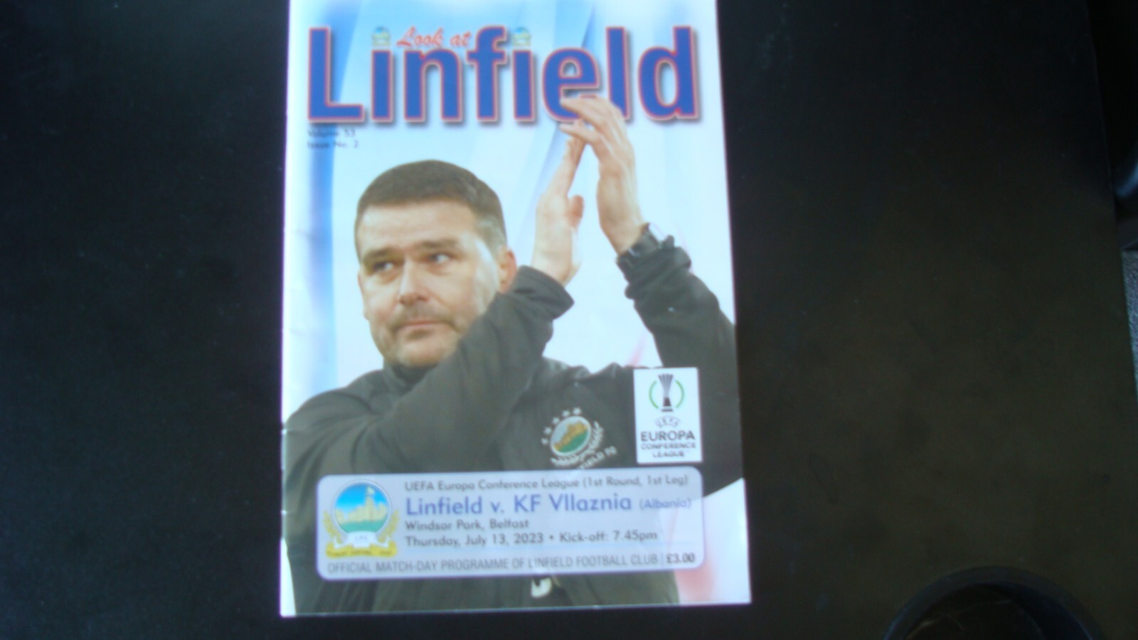LINFIELD v KF VLLAZNIA JULY 20223 for sale on Ebay