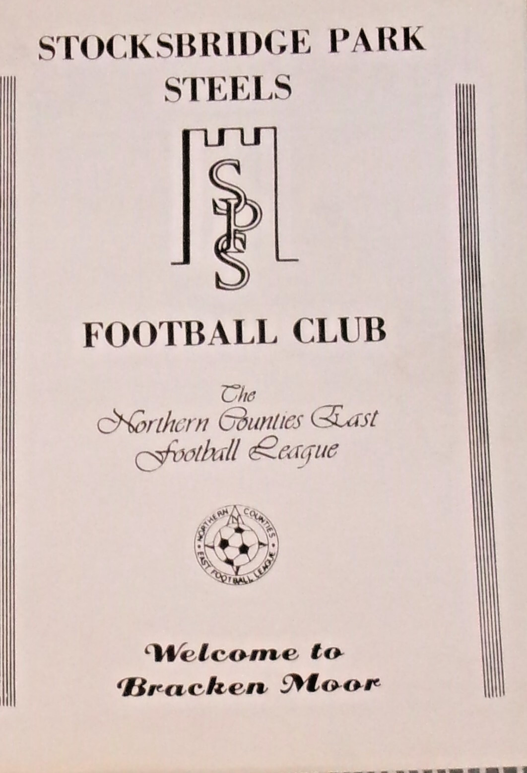 STOCKSBRIDGE PARK STEELS V PICKERING TOWN 25/4/1992 NCEL - DIVISION 1 #EXC# for sale on Ebay