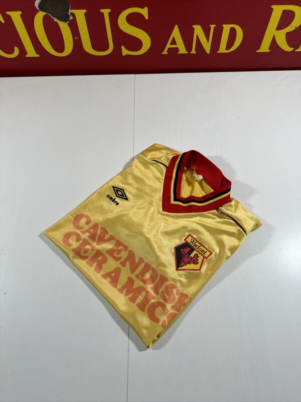 Authentic Umbro Watford 1984-1985 Home Shirt. Size M for sale on Ebay