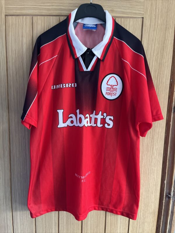 Nottingham Forest Home Shirt 1996-98 Size Large for sale on Ebay