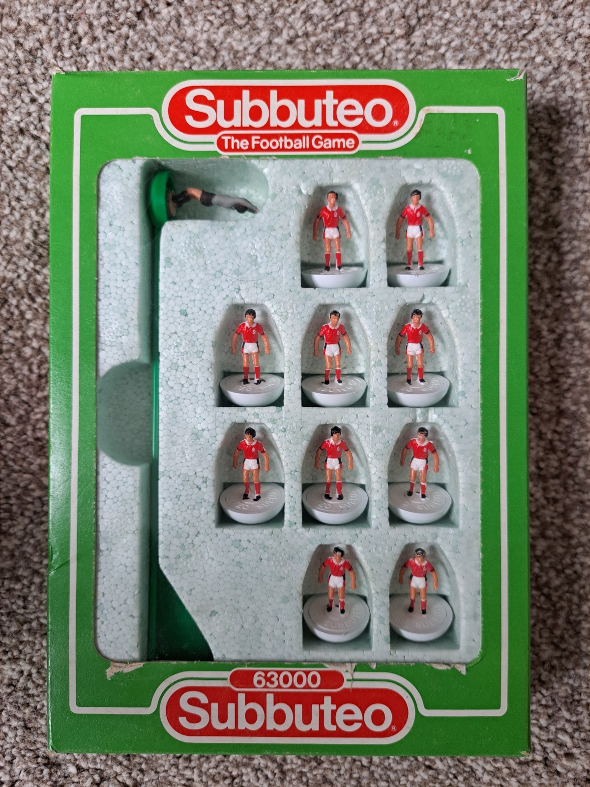 Subbuteo LW Team 685 Notts Forest Nottingham 1998 Littlewoods Cup Winner Rare for sale on Ebay