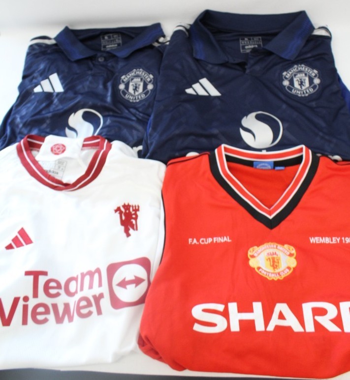 x4 JOBLOT Manchester United Shirts x3 