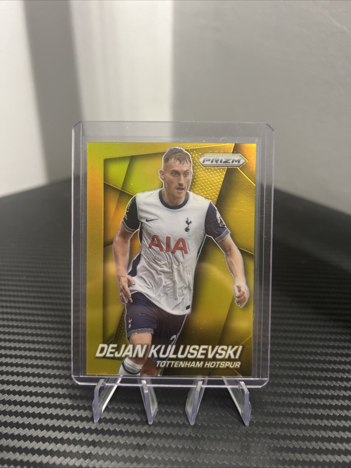 24-25 Panini Prizm Gold Kulusevski 3/10 Tottenham Hotspur Prizm Flashback SSP ! for sale on Ebay