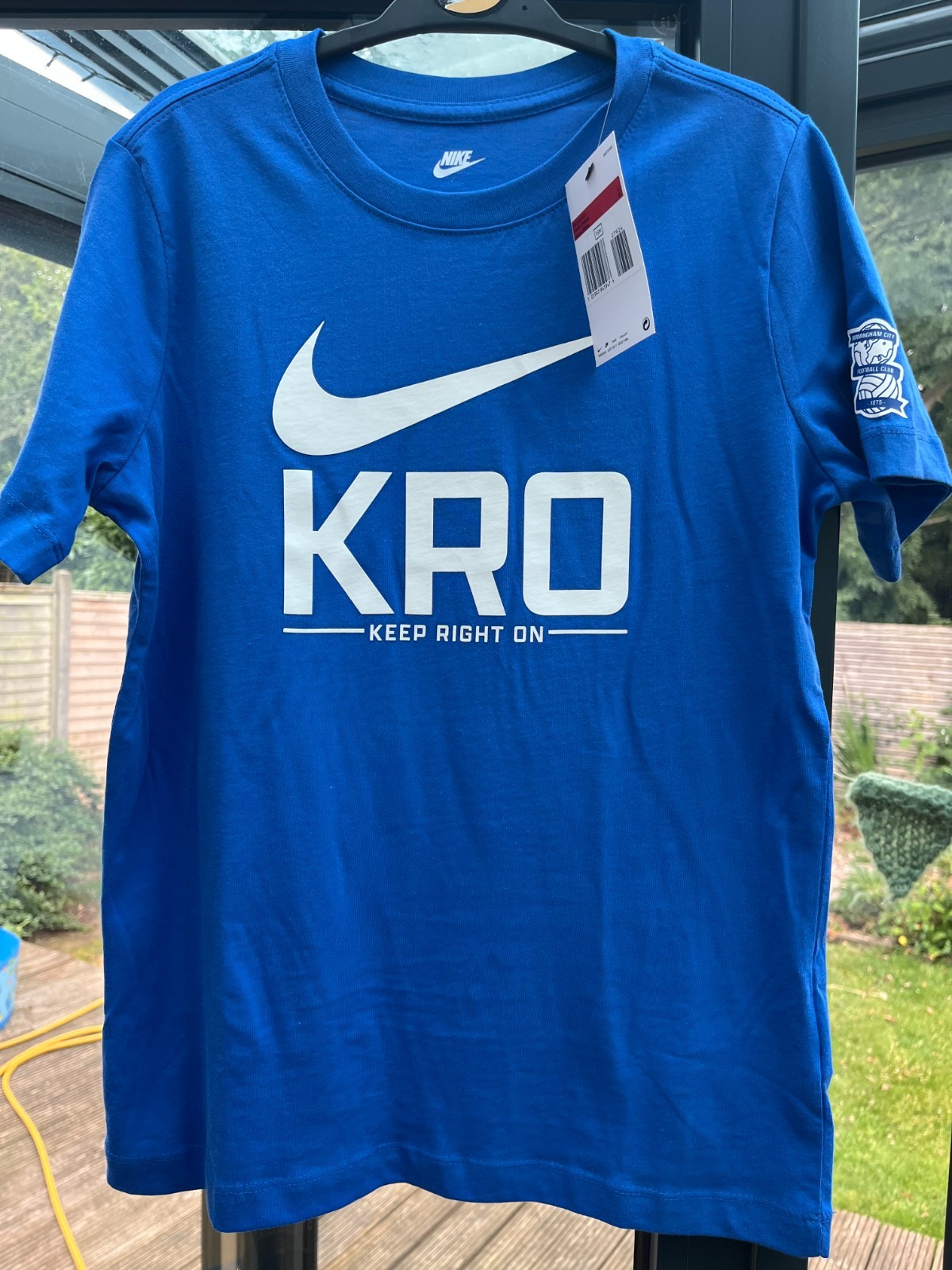 BNWT Swoosh KRO T-Shirt Royal Large L Birmingham City Football Club shirt Keep R for sale on Ebay