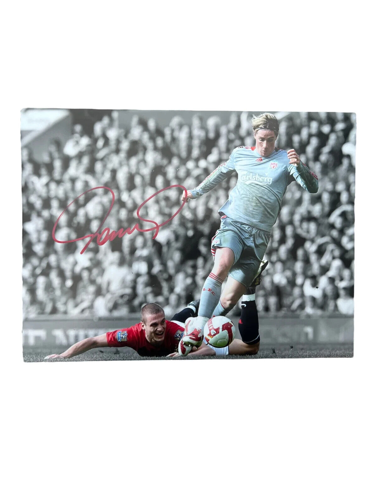Fernando Torres signed 16x12 image - Liverpool FC - LFC - Spain - World cup for sale on Ebay