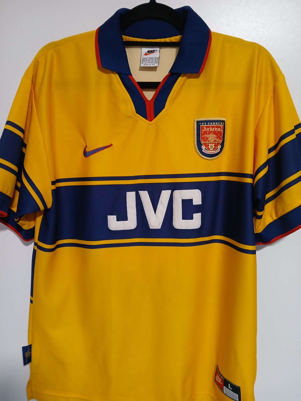 Arsenal Shirt Jersey 1997 for sale on Ebay