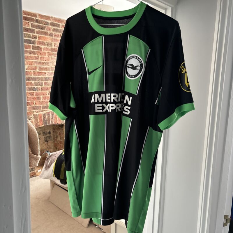 Brighton and Hove Albion Mens Away Shirt 23/24 - Size XL Dunk 5 Europa League for sale on Ebay