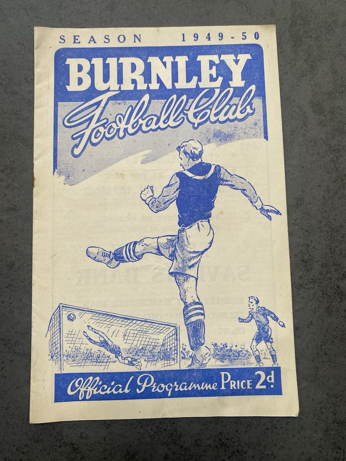 1949 BURNLEY V NEWCASTLE UNITED FOOTBALL PROGRAMME for sale on Ebay