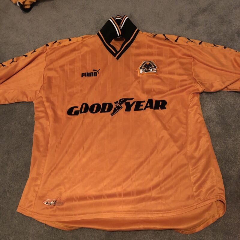 Wolves Fc Wolverhampton Wanderers Football Shirt Xl  for sale on Ebay