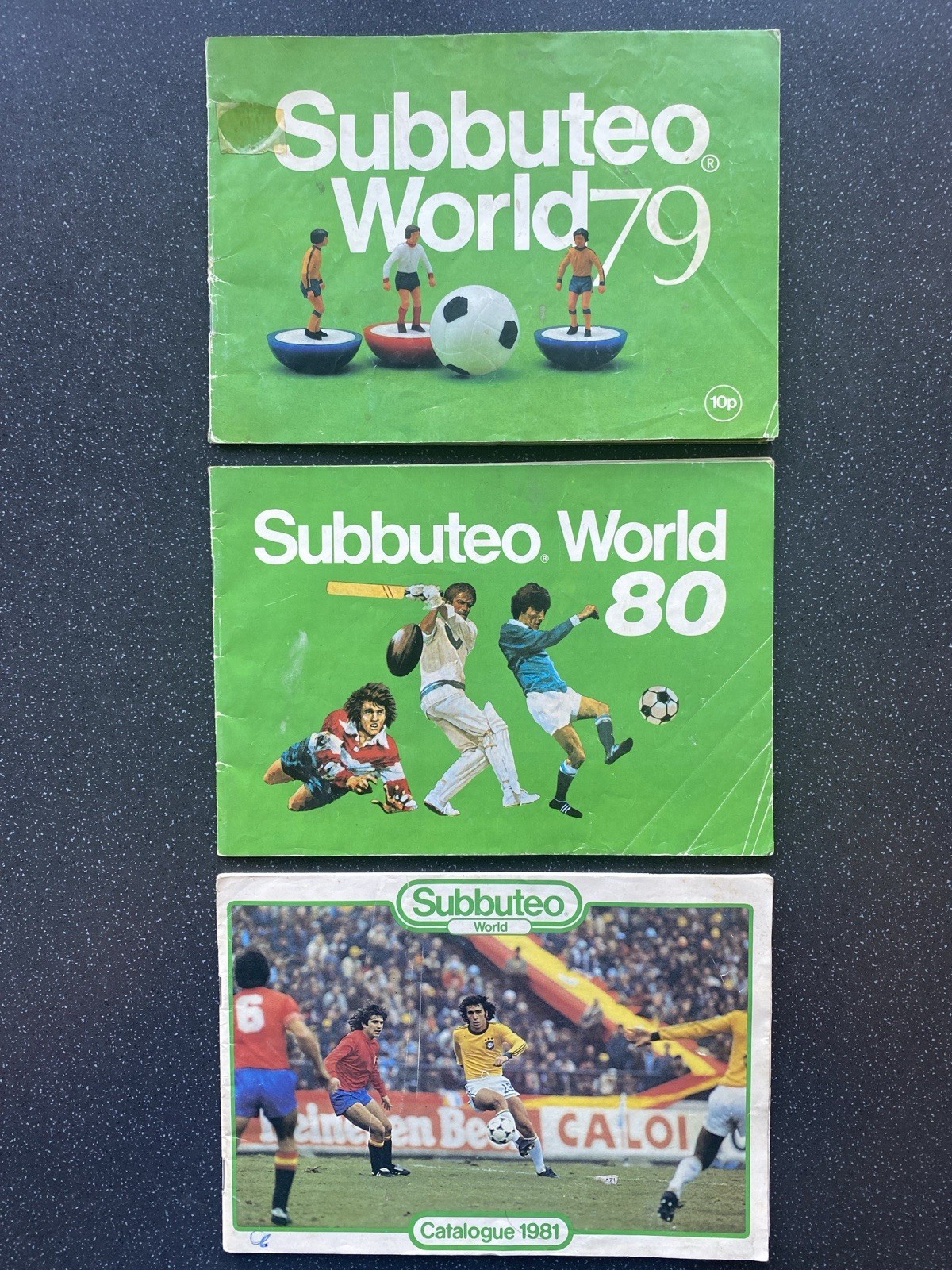 3 Subbuteo Catalogues  for sale on Ebay