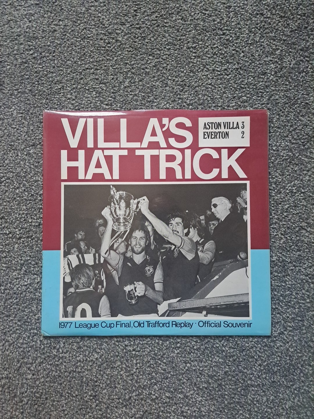 Aston Villa Hat Trick 1977 League Cup Final Replay Official Souvenir 12