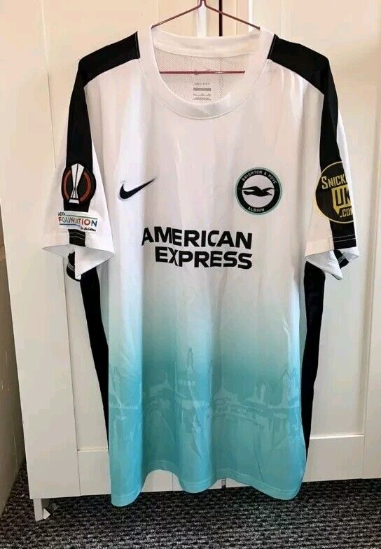 NEW Official 2024 Brighton & Hove Albion Uefa Europa League Shirt Adult XL BNWT for sale on Ebay