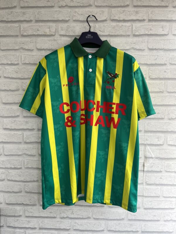 WBA West Bromwich Albion Retro away Mens football shirt 1993/1994 Size Large for sale on Ebay