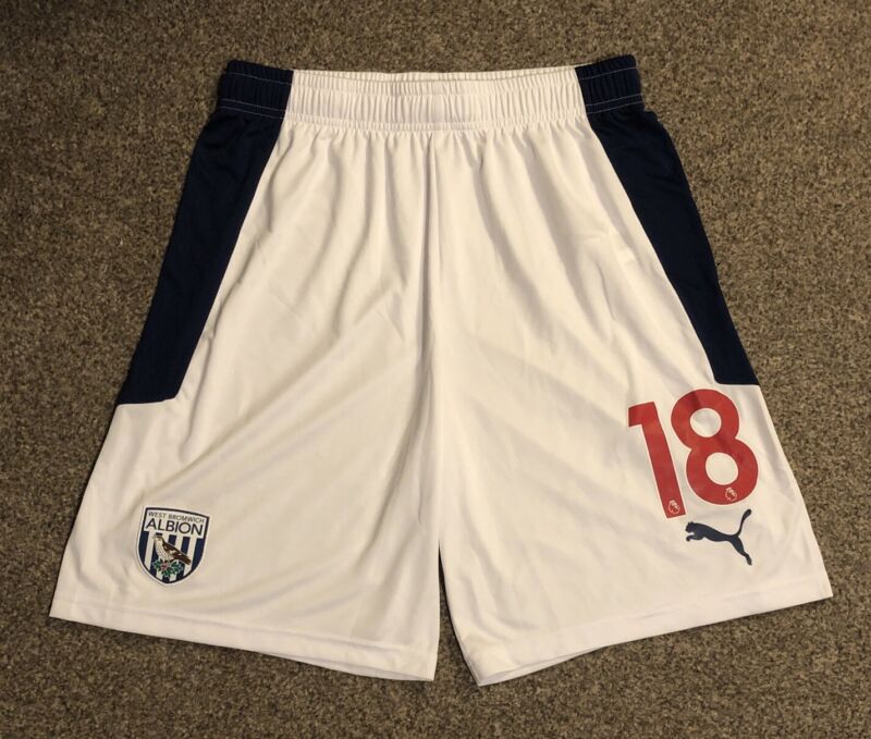 Conor Gallagher Matchworn/Issued West Brom 2020/21 Home Kit Shorts, Medium, VGC for sale on Ebay