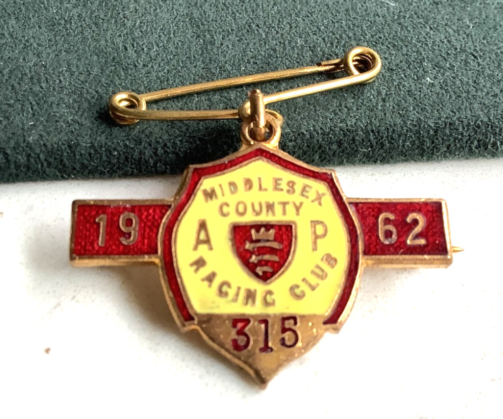 1962 Middlesex County (Alexandra Palace) Enamel horse racing badge for sale on Ebay