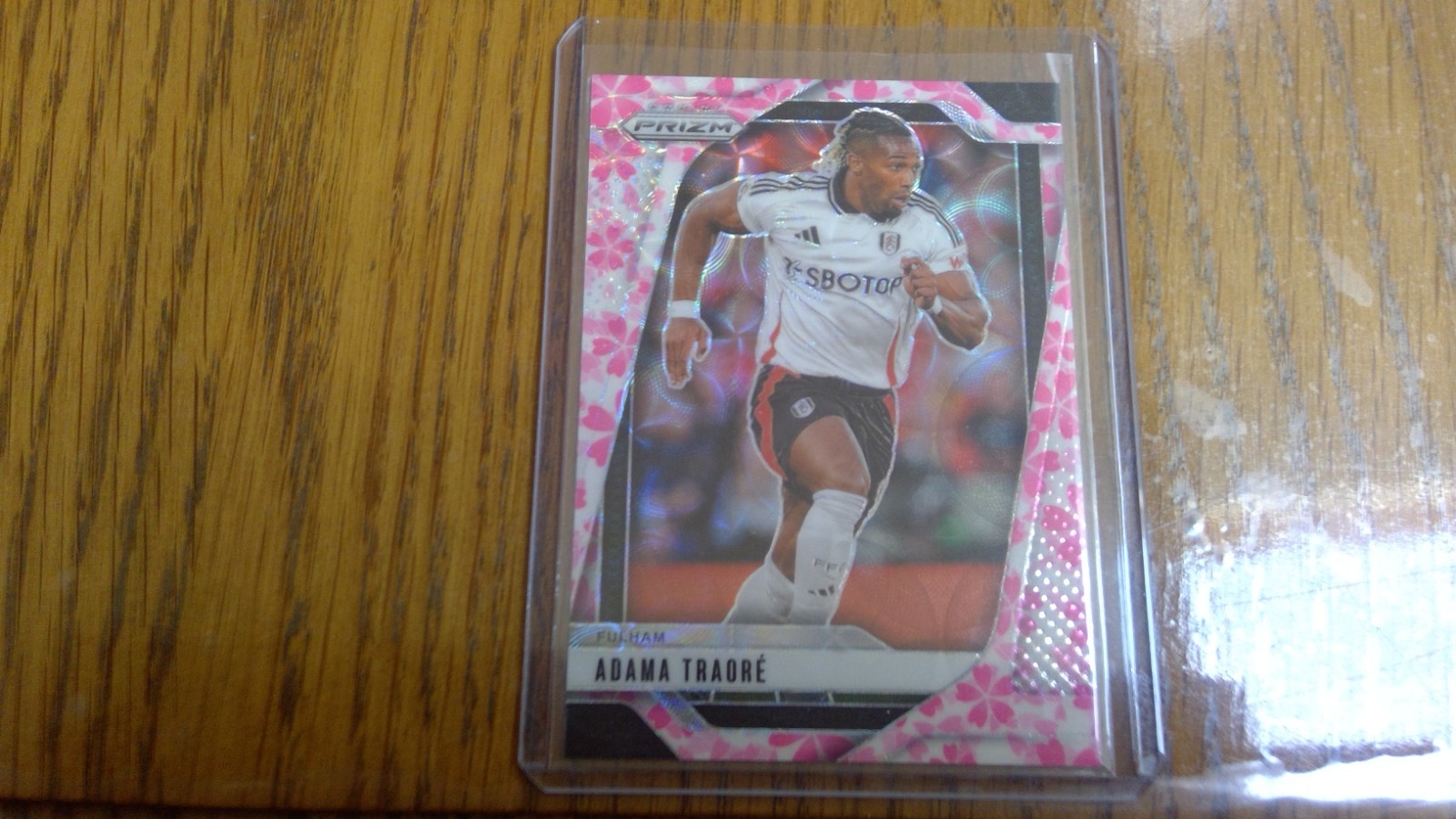 2024 Panini Prizm Choice Adama Traore /20 Cherry Blossom Fulham for sale on Ebay