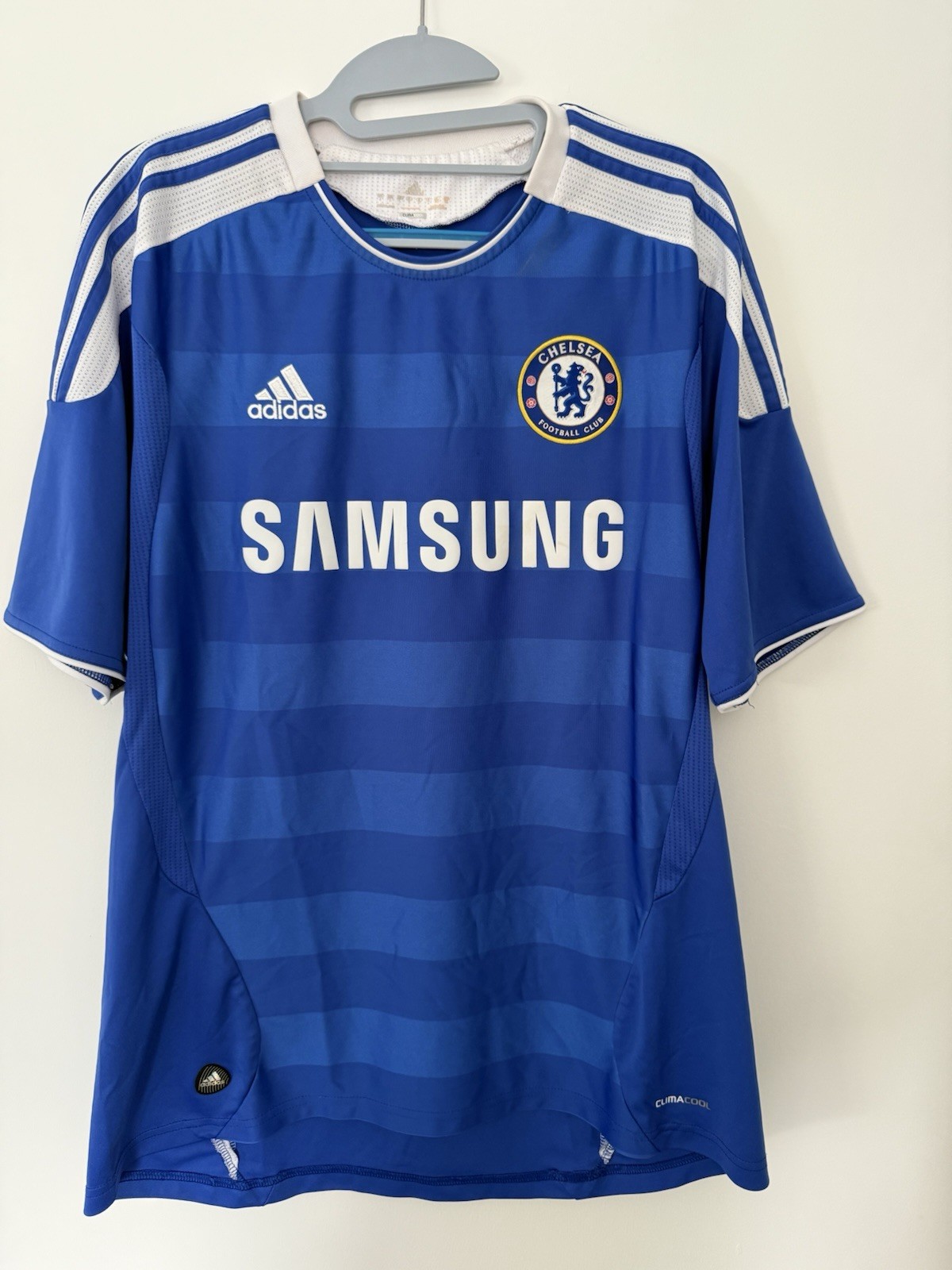 Chelsea FC Adidas 2011/12 Home Shirt Size Large for sale on Ebay