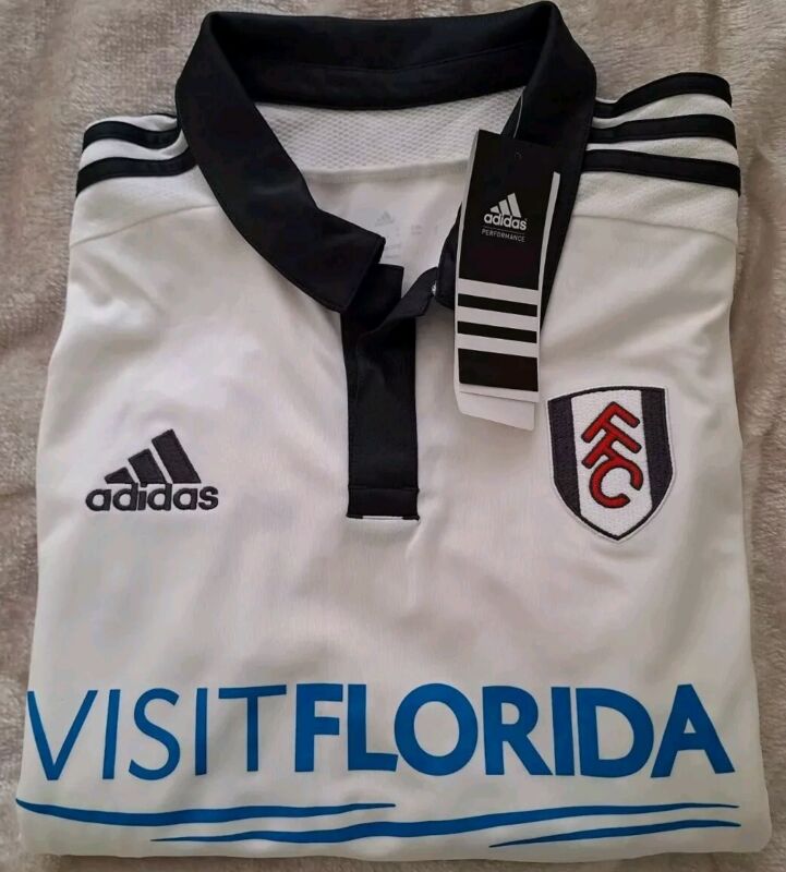 Fulham FC Adidas Home Shirt 2015/2016 Adults Size Medium BNWT for sale on Ebay