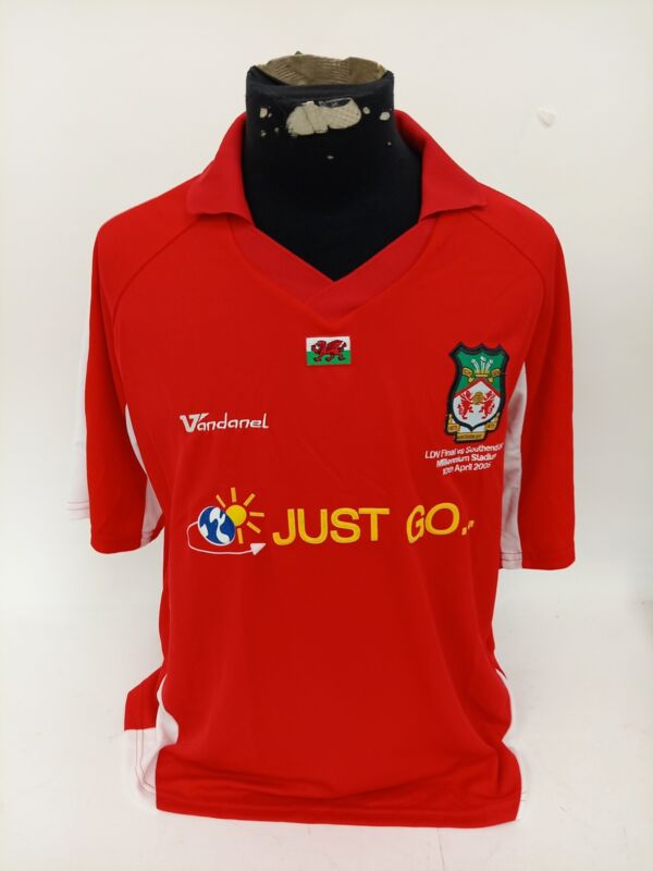 Vintage 2005 Wrexham Cup Final Shirt Home Kit Size Large In Good Condition for sale on Ebay