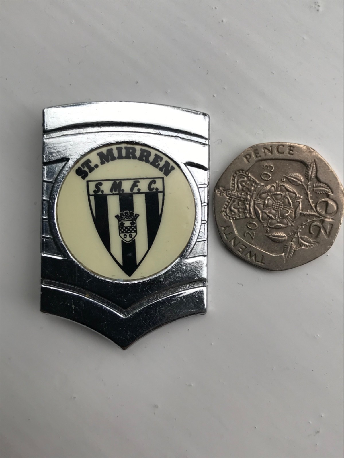 Rare St. Mirren 70's Football Insert Pin Badge for sale on Ebay