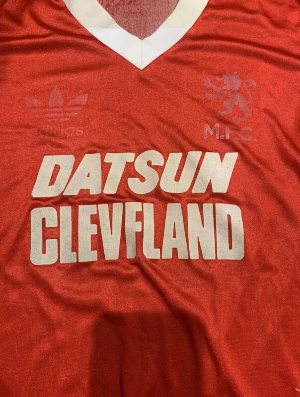 Rare/vintage Middlesbrough Shirt 1980/1982 Original Size Small. Datsun Cleveland for sale on Ebay