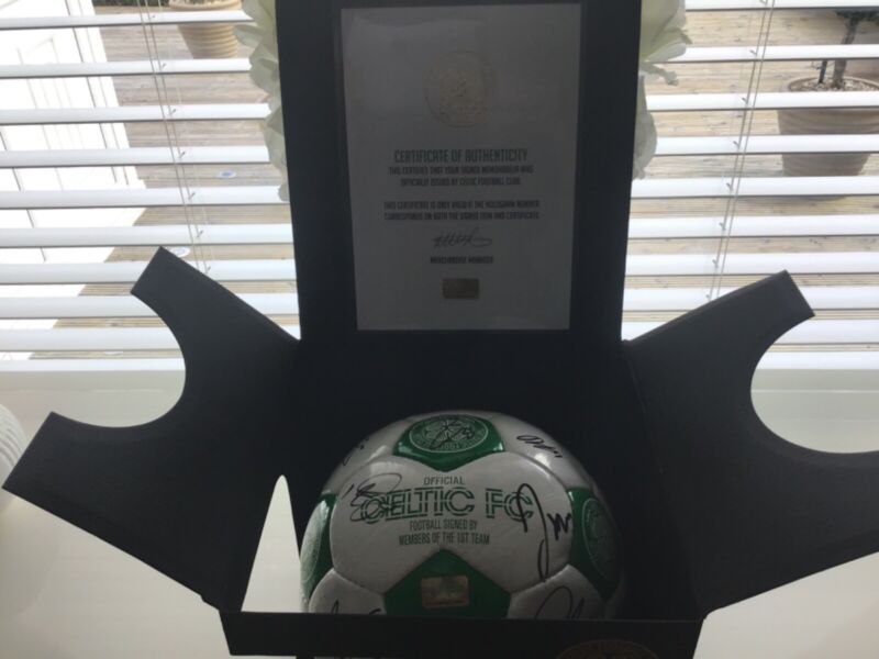 2023/24 LIMITED EDITION SIGNED CELTIC FC BALL BRAND NEW!! COLLECTORS ITEM 🙏 for sale on Ebay