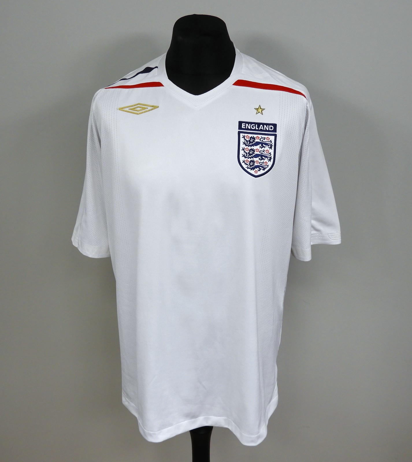 England Umbro Shirt Jersey Camiseta Home 2007-09 Size XL for sale on Ebay