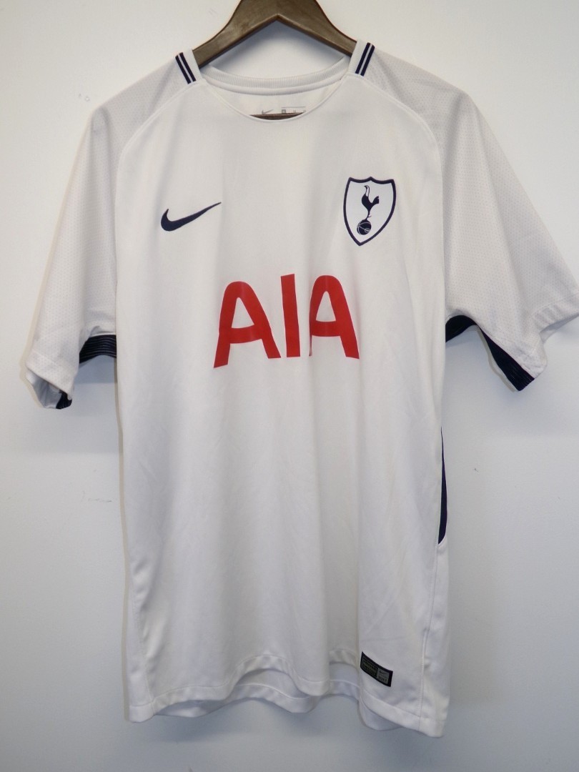 Men's NIKE Tottenham Hotspur 2017/18 Home Shirt Size XL White CG H62 for sale on Ebay