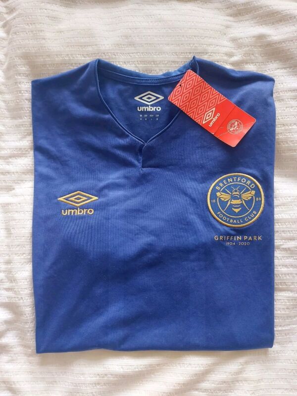 Brentford FC Third Shirt 2019-2020 Blue Adult Medium BNWT for sale on Ebay