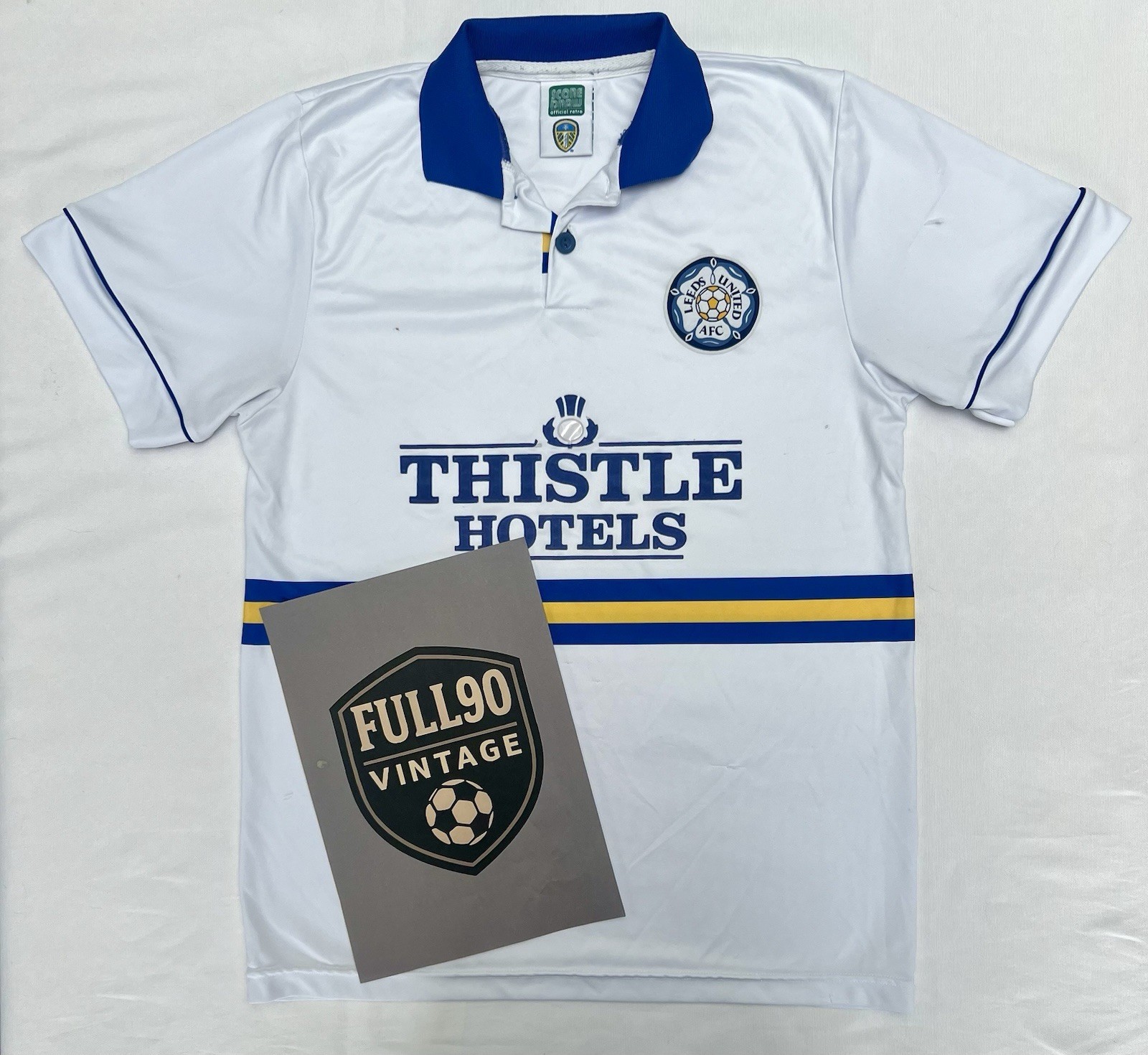 ⚪️ Leeds United 1993-95 Home Shirt – Official Retro Edition (Size L) for sale on Ebay
