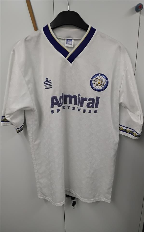 Vintage Leeds United 1992/93 Home shirt size large for sale on Ebay