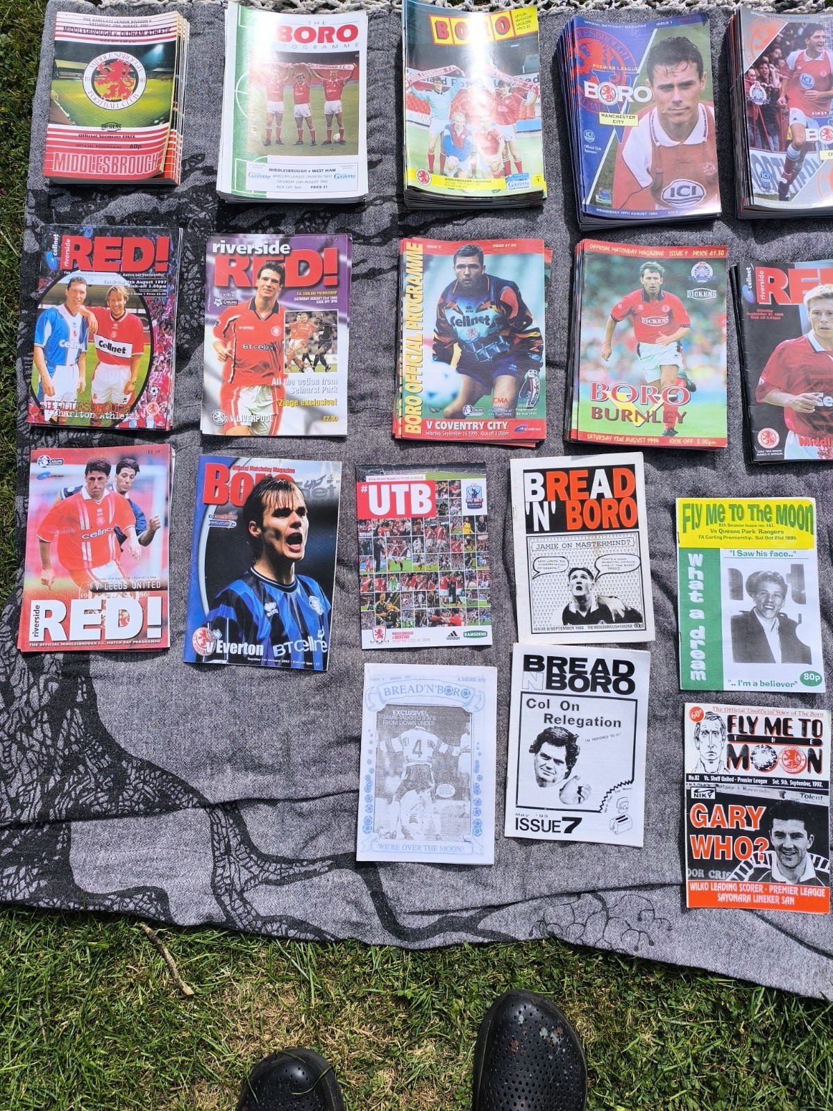 125 Boro Programs Mainly 1990s MFC Middlesbrough  for sale on Ebay
