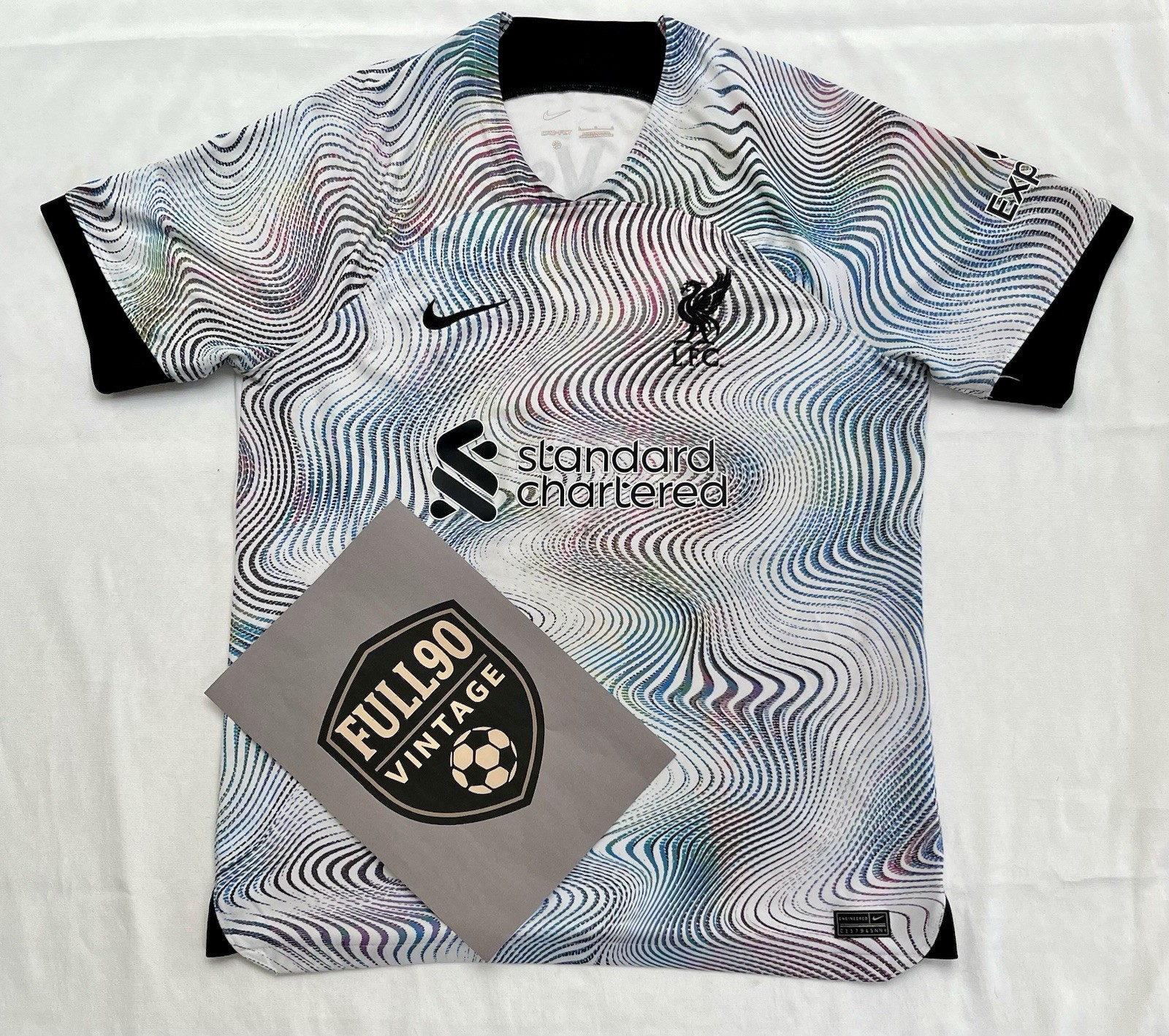 🌀 Liverpool 2022/23 Nike Away Shirt | Sz L | LFC Vs MU 7-0 Custom Print 🔥 for sale on Ebay