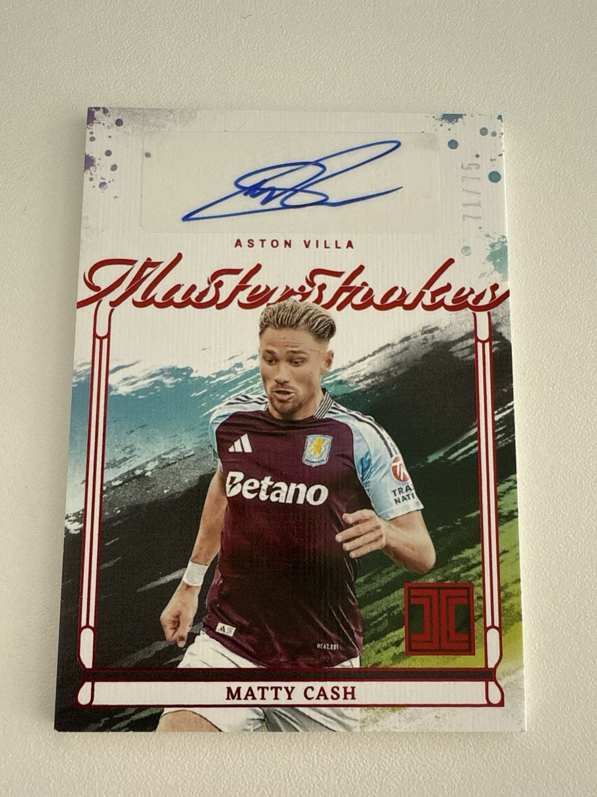 2024-25 Impeccable Matty Cash Auto /75 Masterstrokes Aston Villa M-MC Panini for sale on Ebay