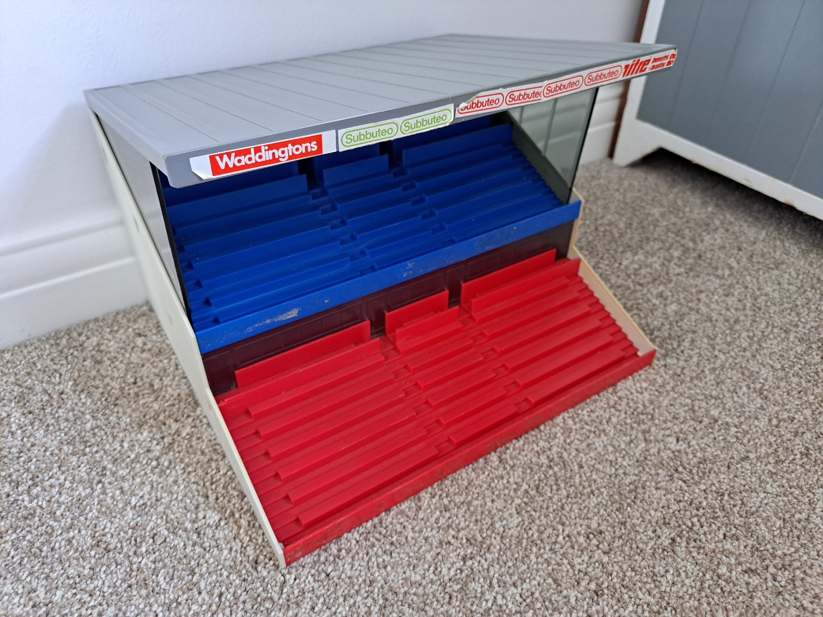 Subbuteo 61216 Grandstand Red & Blue - Complete for sale on Ebay