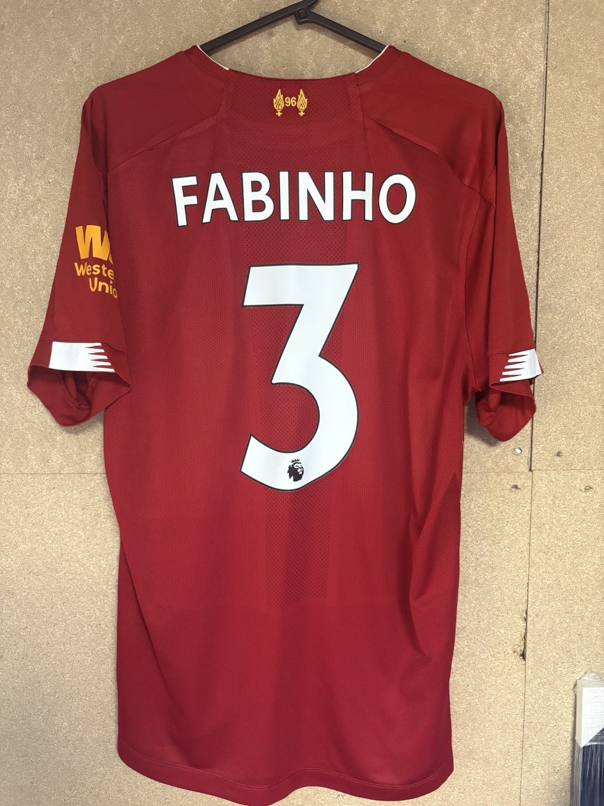 Liverpool 2019 Football Shirt Jersey CWC Genuine Fabinho 3 Size Large for sale on Ebay