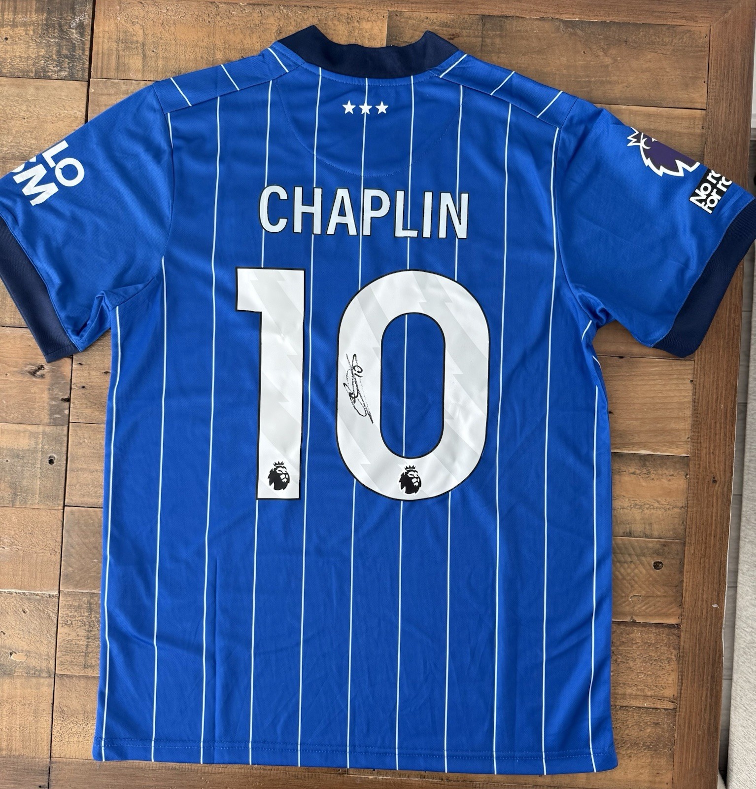 Signed Conor Chaplin Ipswich Town FC 24/25 Home Shirt Proof for sale on Ebay