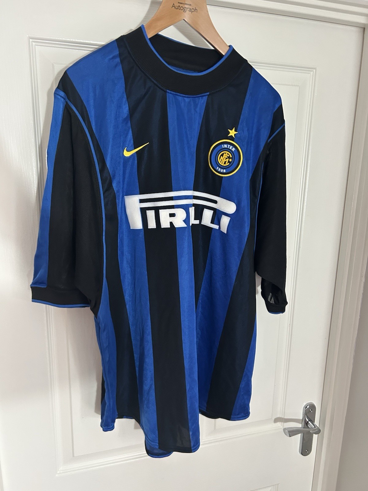 inter milan match worn Football Shirt 2000 Hakan Sukur 54 Size Xl for sale on Ebay