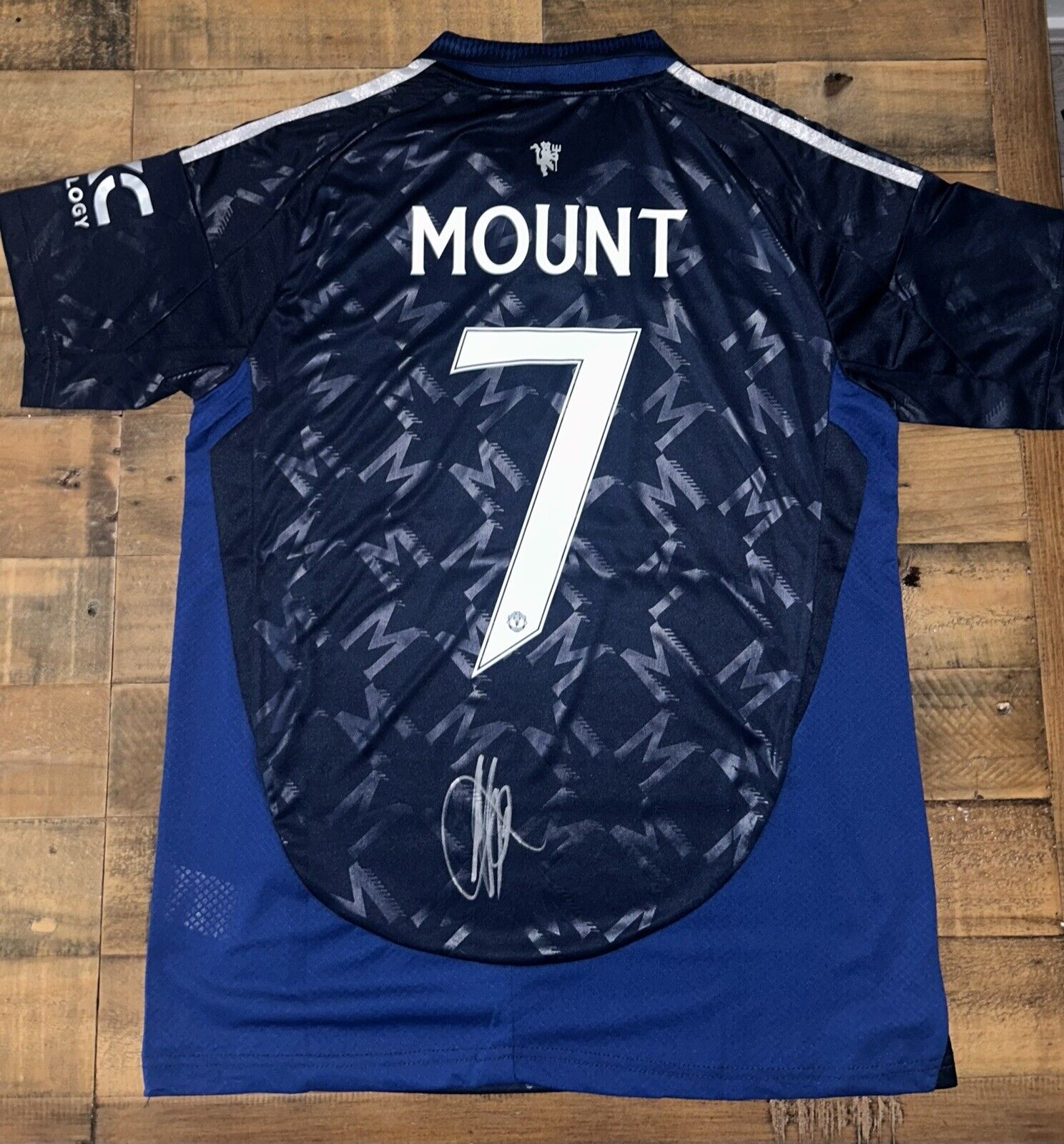 Signed Mason Mount Manchester United 24/25 Away Shirt Proof England  for sale on Ebay
