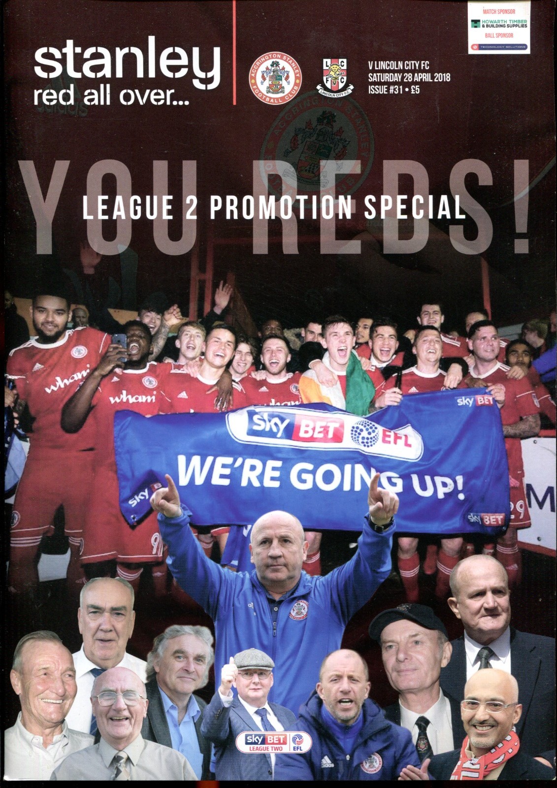 Accrington Stanley v Lincoln City 28/04/18 League 2 for sale on Ebay
