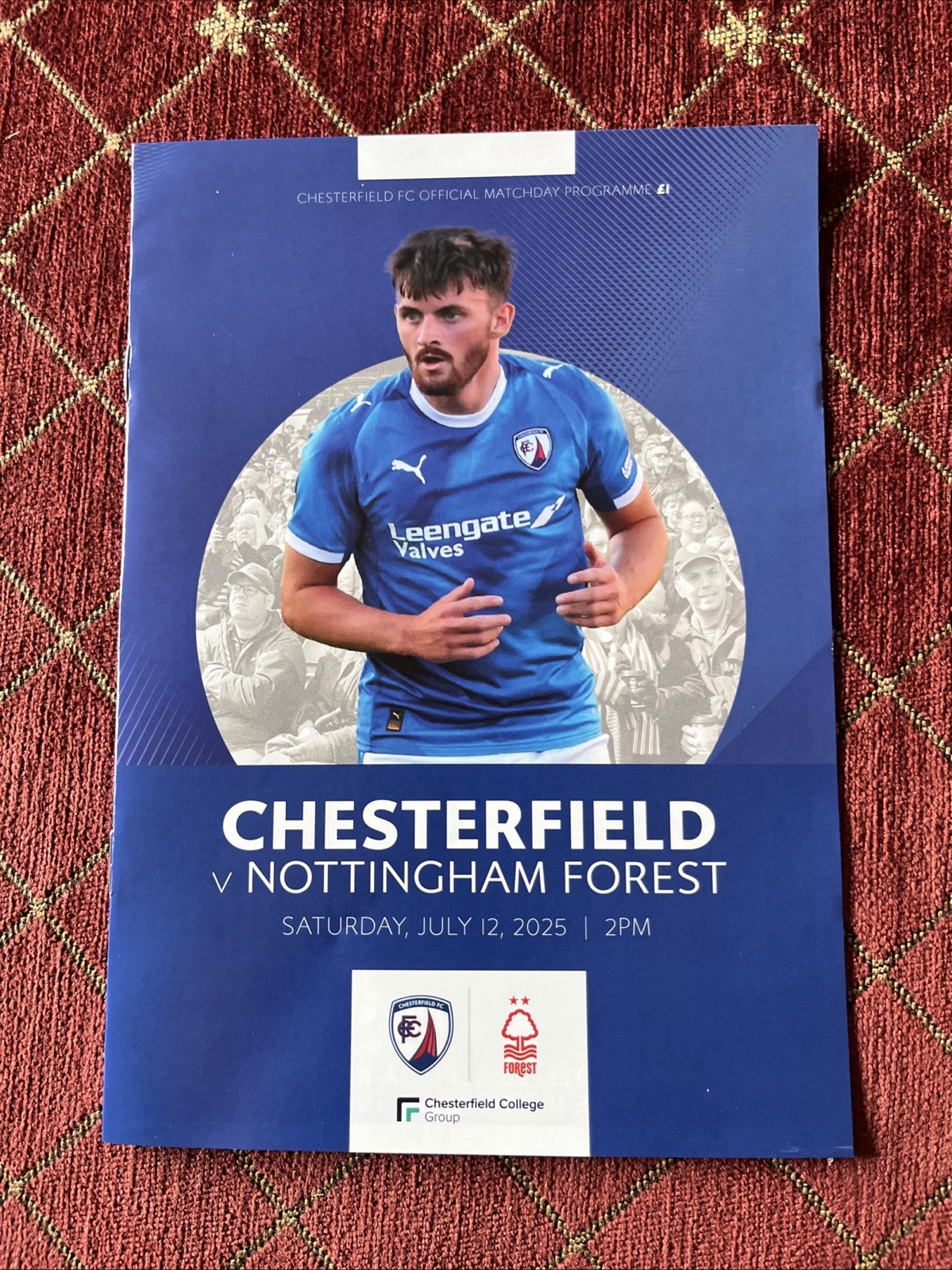 Pre-Season friendly  CHESTERFIELD v NOTTINGHAM FOREST  12 July 2025. for sale on Ebay
