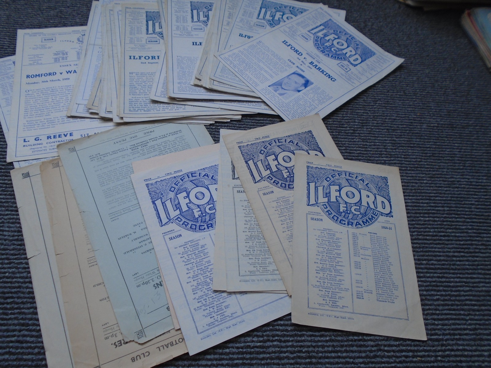 COLLECTION OF ILFORD HOMES 1946 TO 1959-60 (25 X  1940S +45 1950S ) for sale on Ebay