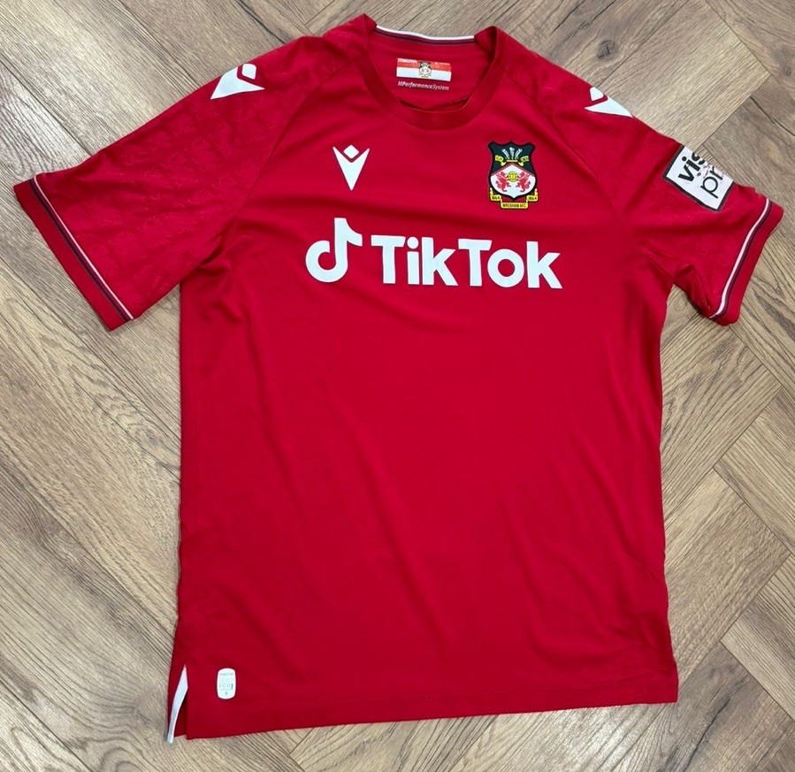 Wrexham AFC Macron 2022/2023 Home Shirt - Size Adult Extra Large  for sale on Ebay