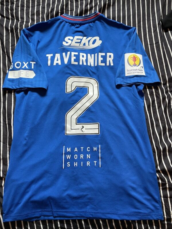 Rangers James Tavernier Match Worn Signed Scottish Cup Final Shirt for sale on Ebay