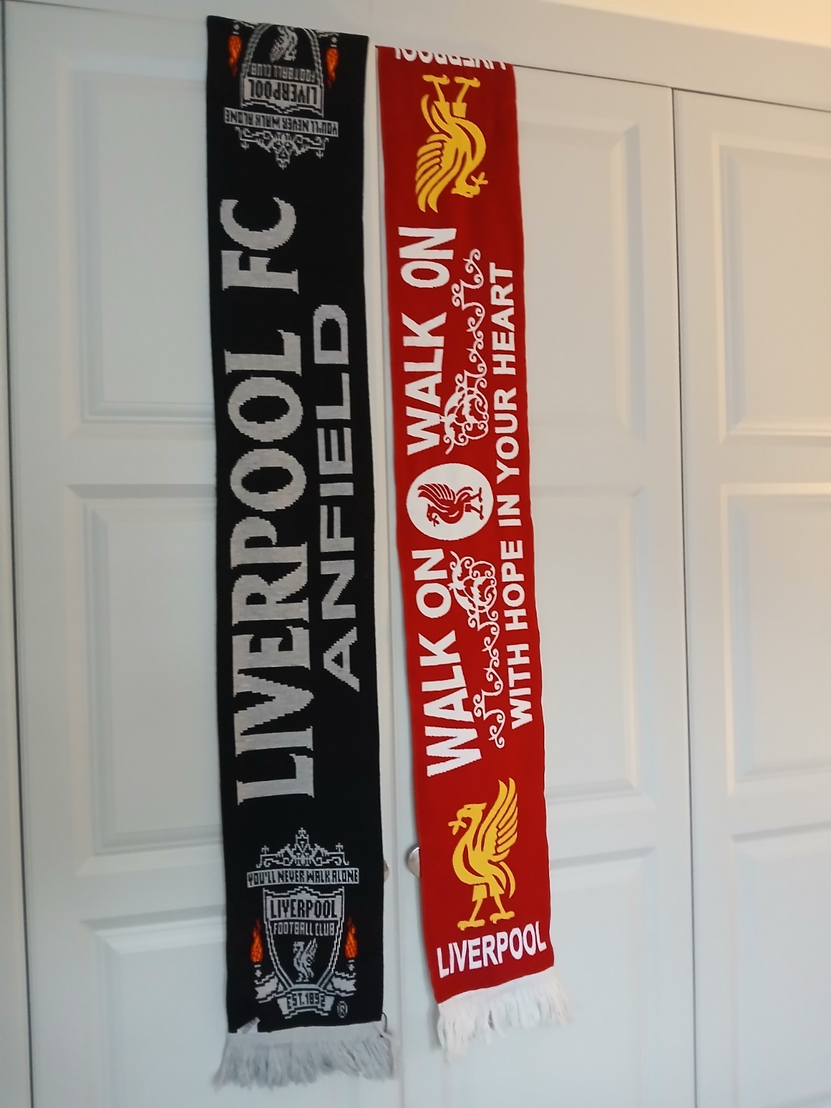 Liverpool Football Club 2x Football ScalfsThought To Be At Least Early 2000 90s for sale on Ebay