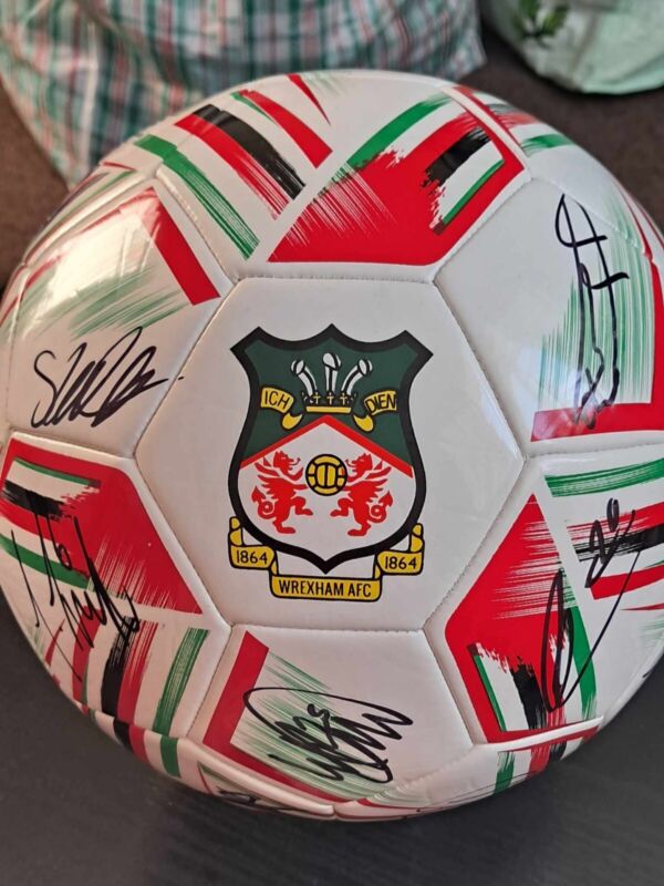 Wrexham Afc Signed Football for sale on Ebay