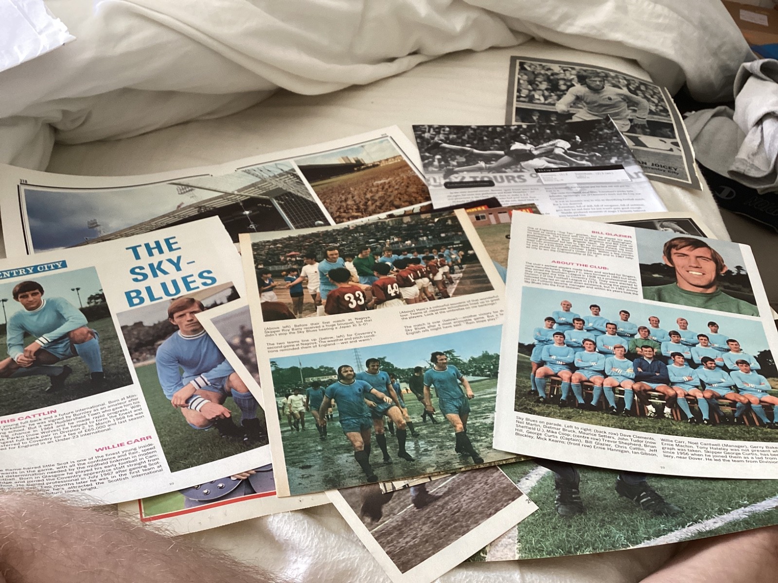 Coventry City Team Poster Tiger Book Soccer Stars Colour 1970 FA Cup 1987 Lot for sale on Ebay