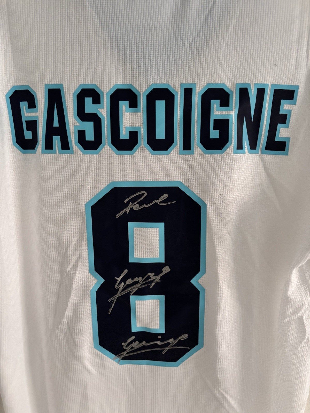 Signed Paul Gascoigne Euro 96 Shirt With COA for sale on Ebay