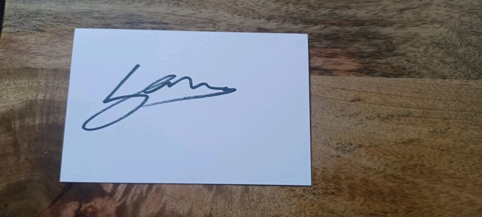 LAUREN JAMES  - CHELSEA - ENGLAND - HAND  SIGNED WHITE CARD for sale on Ebay