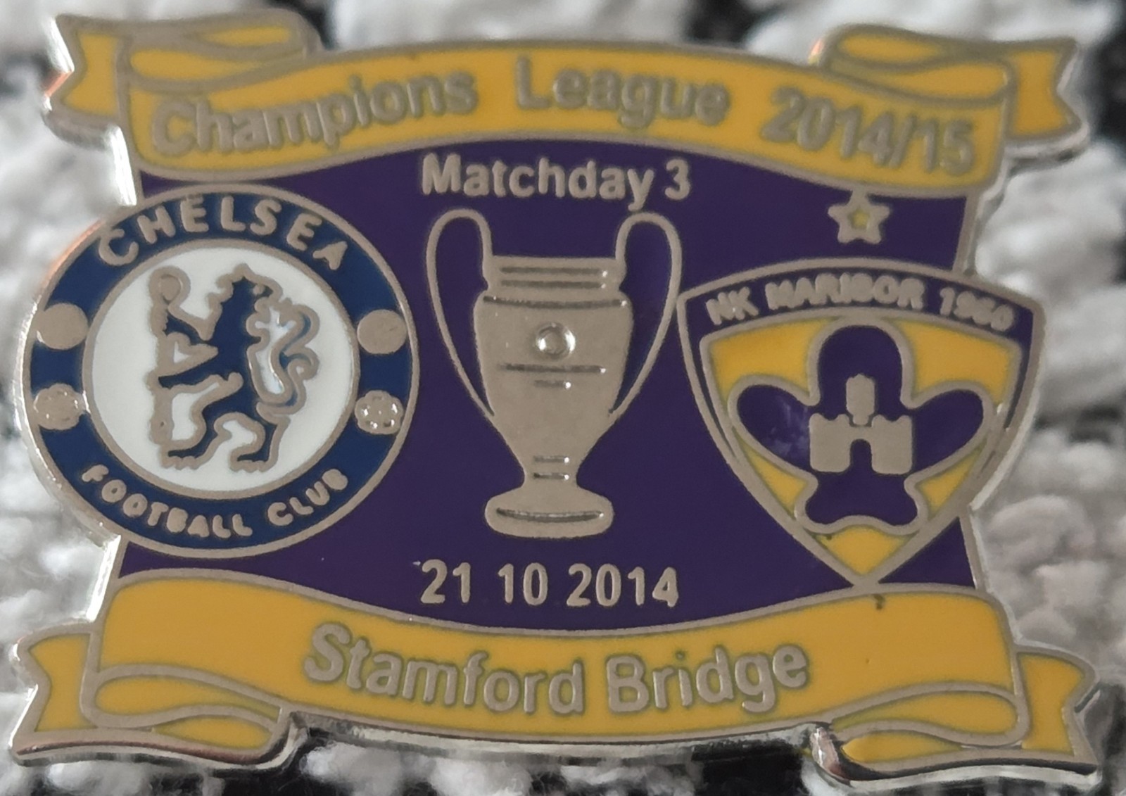 Chelsea FC Badge - CHELSEA v MARIBOR 2024 15 CHAMPIONS LEAGUE MATCH BADGE  for sale on Ebay